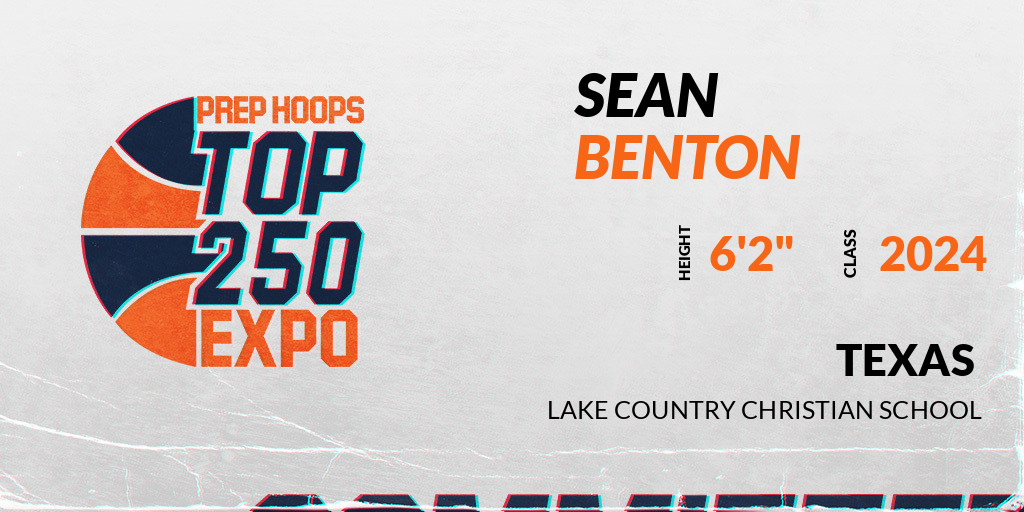 PrepHoopsTX's tweet image. Welcome Class of 2024 Sean Benton (@SeanBjr510) of Lake Country Christian School HS to the @PrepHoopsTX Showcase @ Southwest Athletic Center. 

🔥🏀 #PHTop250TX 🏀🔥

Register NOW! 👇  
events.prephoops.com/e/837/register…