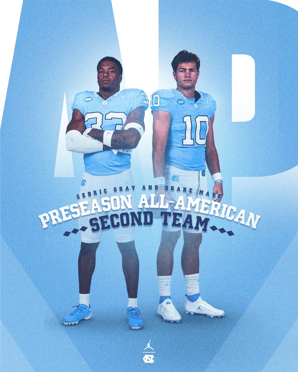 Two of the nation’s finest 🐏 #CarolinaFootball 🏈 #UNCommon