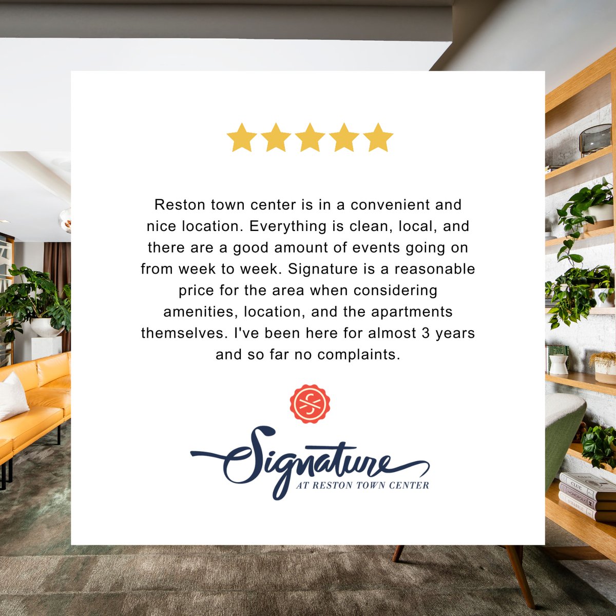 We enjoy hearing your feedback and getting to learn what is most important to our residents