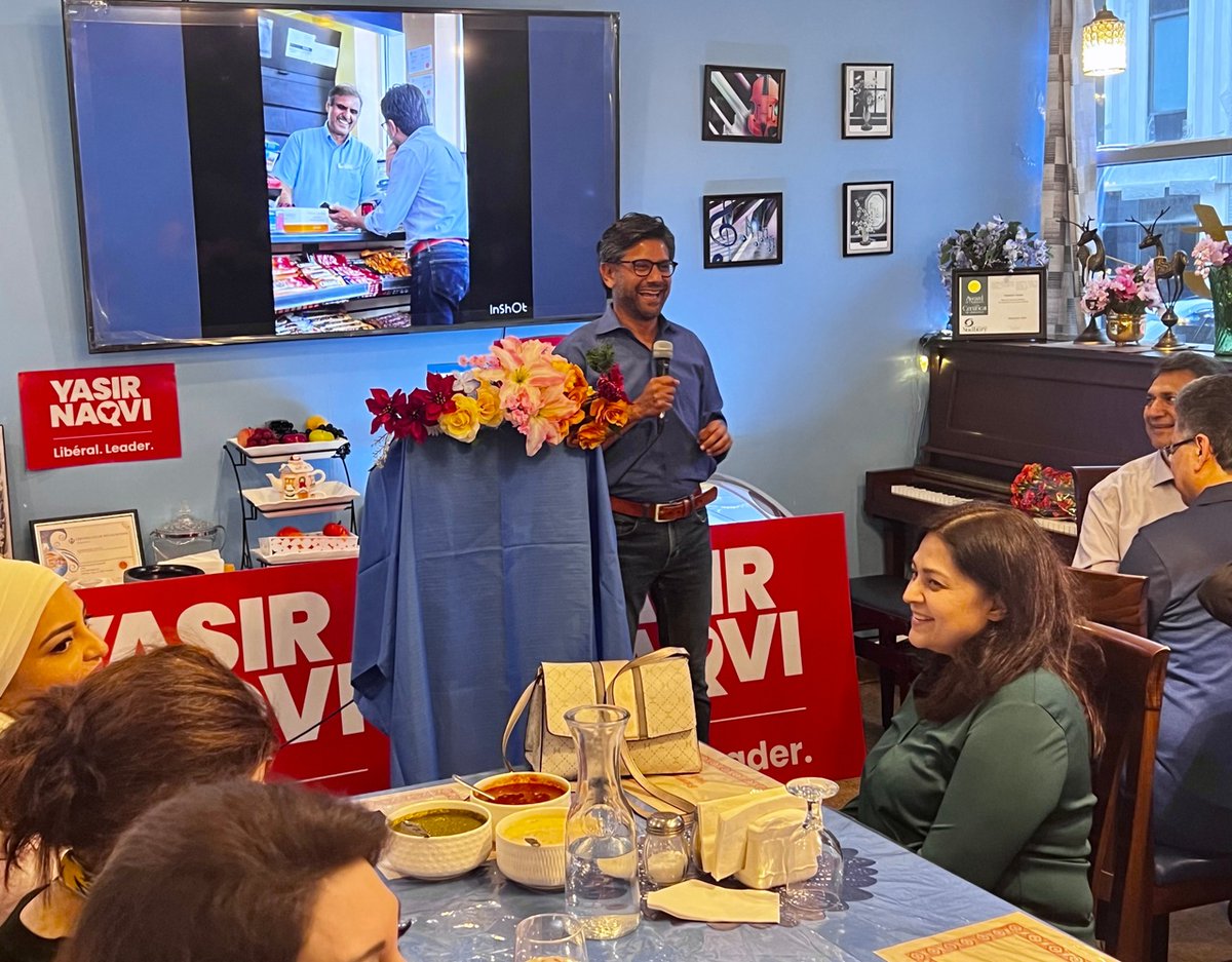 YasirNaqviCDN's tweet photo. What a fantastic event last night in Sudbury — thanks to @tayyabbutt &amp; Glenn Thibeault for helping organize!

To restore the promise of Ontario, we must champion Northern Ontario.

I can’t wait for more gatherings like this one! https://t.co/7J5YV7dW4F