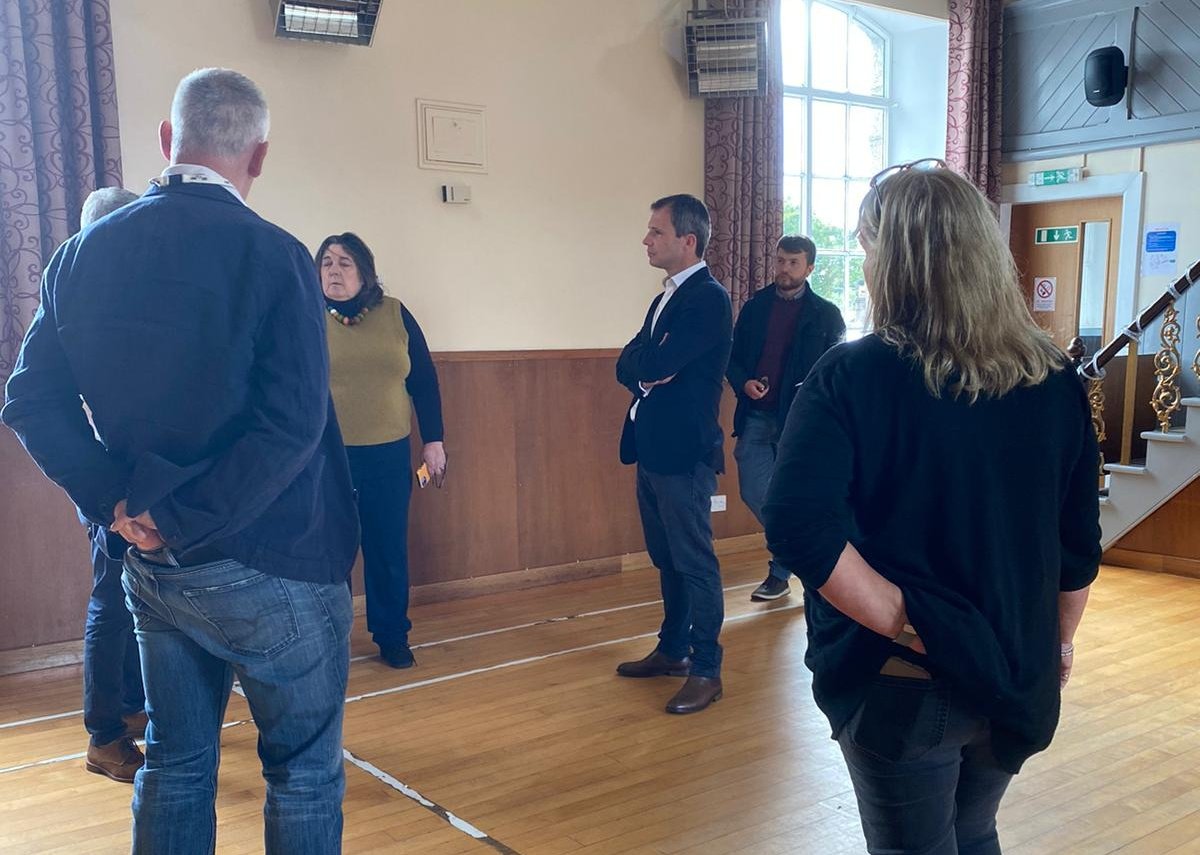 AndrewBowie_MP's tweet photo. 👍 Positive meeting with @Aberdeenshire Council Officers and Cllr Geva Blackett today in Lumphanan about the future of the Hall- so important to the community here. https://t.co/EdvYI0TYpt