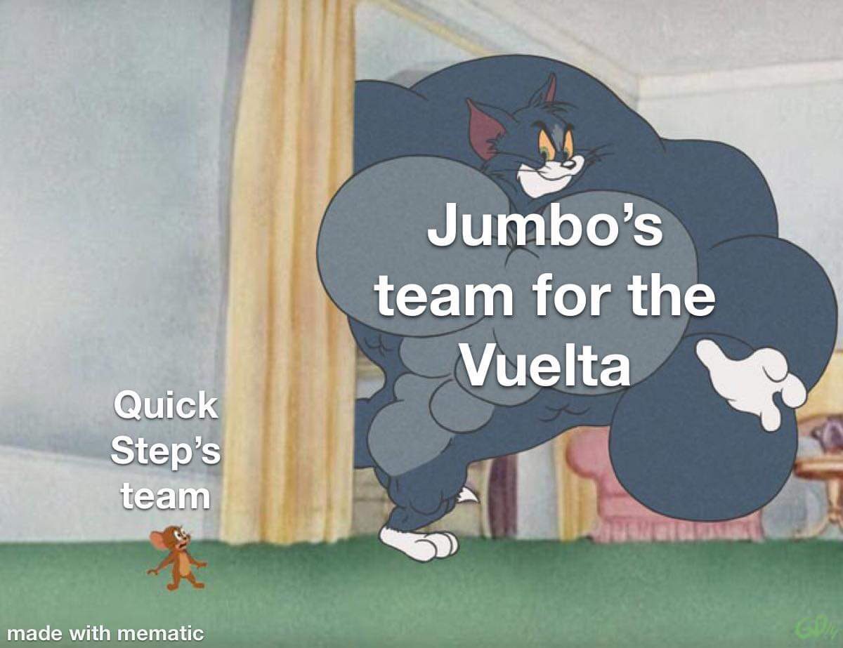 Cycling_Memes1's tweet photo. #LaVuelta23 https://t.co/dzCtTnwiYD