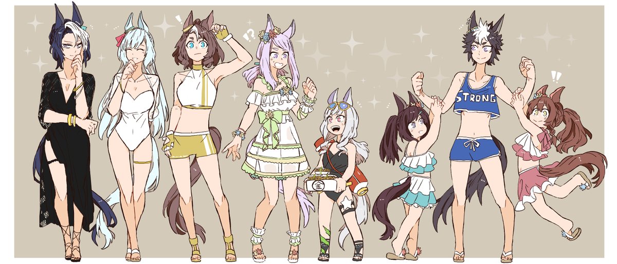 ゴールドシップ(ウマ娘) ,メジロアルダン(ウマ娘) ,メジロマックイーン(ウマ娘) 「▽メジロ家が 勝負を 仕掛けてきた 」|アスカ＠Skeb/🍈委託中のイラスト