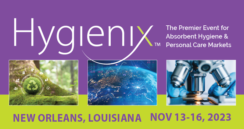 INDANonwovens's tweet image. News: The #conference program has been announced for #Hygienix 2023, Nov. 13-16, New Orleans, LA. Hygienix will feature thought leaders sharing the latest business &amp;amp; market intelligence in #absorbenthygiene. Read more: bit.ly/3QHlW42