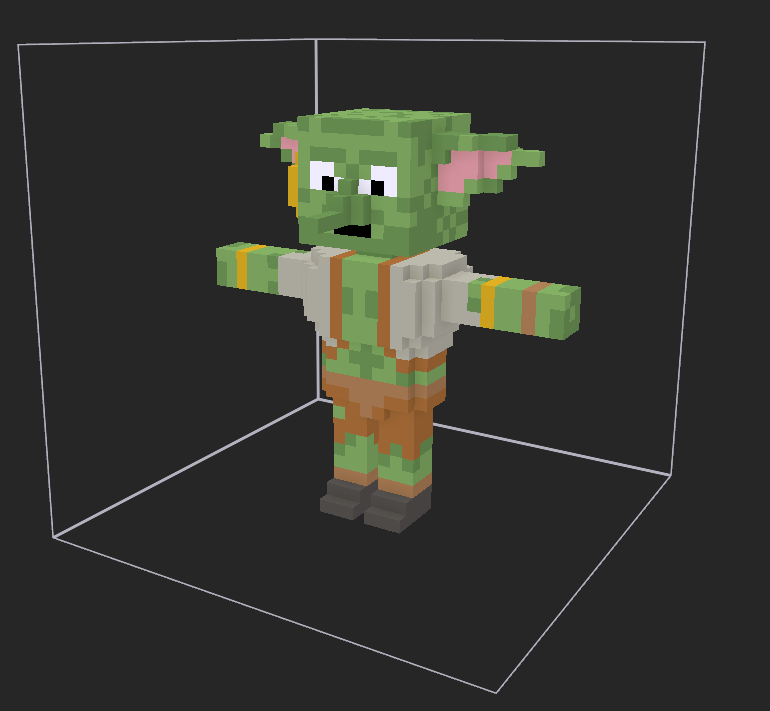 mop_gd's tweet photo. Voxel goblin for my new game! #voxelart #voxel #indiedev #gameart #magicavoxel https://t.co/yJ0c0Bctub