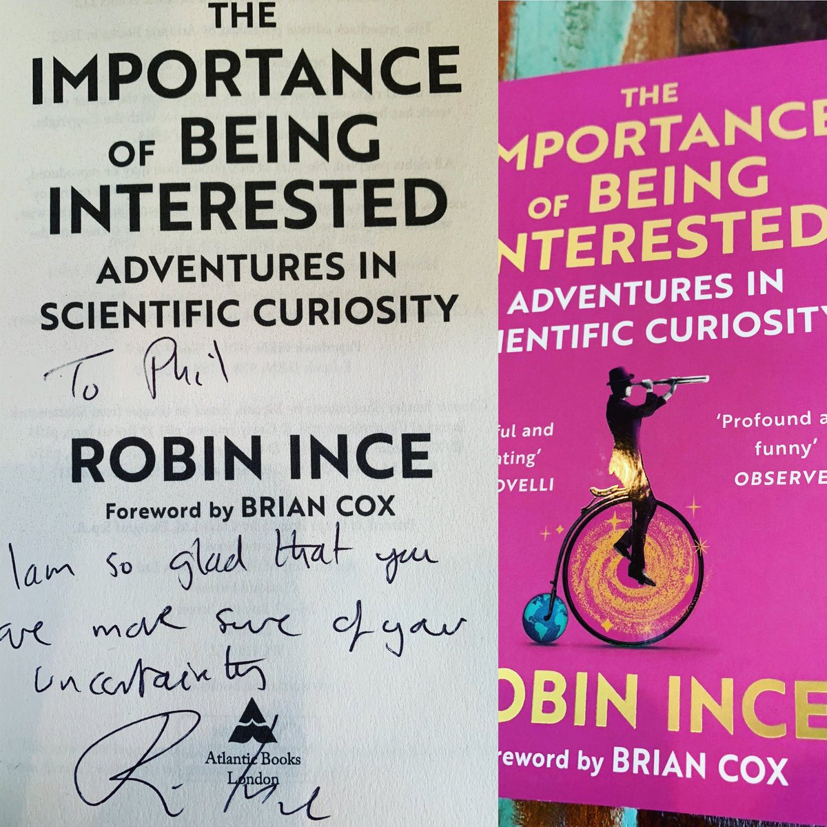Got to chat to Robin Ince today after a smashing thoughtful funny and honest show just brilliant <a href="/robinince/">Robin Ince</a> #Fringe well worth seeing !