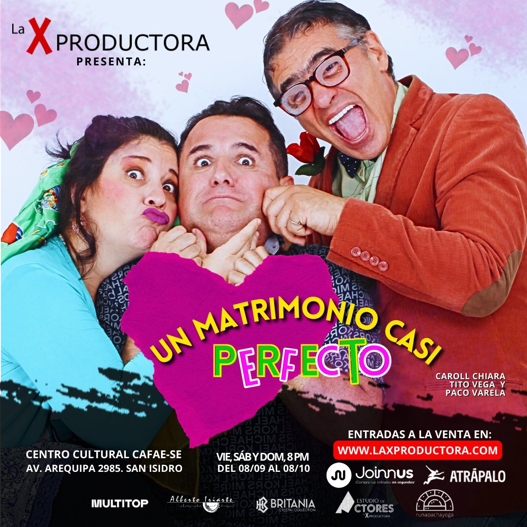 🎭 ¡Momento esperado! Presentamos el afiche oficial del espectáculo. 🌟 Ríe con Tito Vega, Paco Varela y Caroll Chiara en esta comedia inolvidable.

¡Descúbrelo y comparte tus expectativas! 👇

#EspectáculoDivertido #ComediaInolvidable #ElencoEstelar #DiversiónAsegurada
