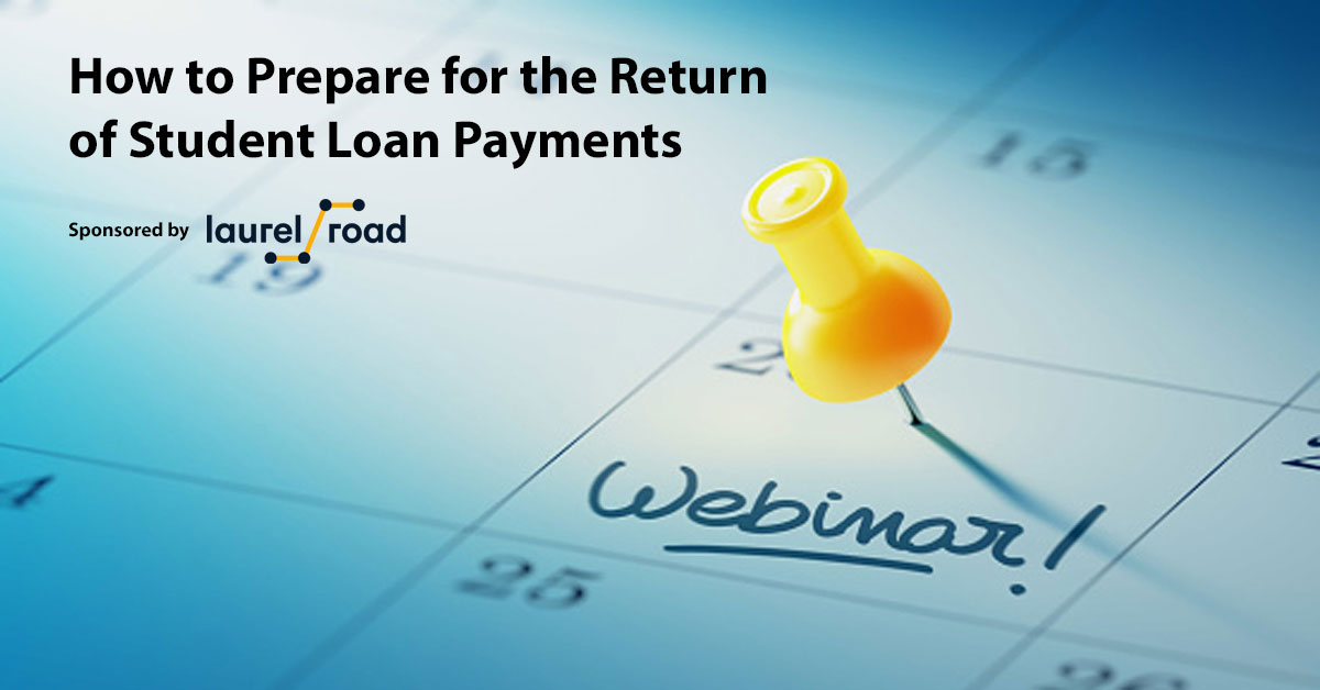 Join Laurel Road on September 6th as they present a complimentary ADA CE Online course - How to Prepare for the Return of Student Loan Payments. Earn 1 CE credit! Register today. <a href="/LaurelRoad/">Laurel Road</a> 
us02web.zoom.us/webinar/regist…