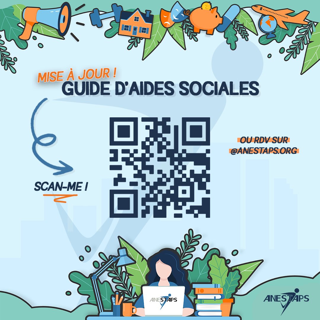 [ AIDES SOCIALES 📒 ]

À l'aube de la rentrée universitaire, l’<a href="/ANESTAPS/">ANESTAPS</a> met à jour son Guide des Aides Sociales !

Ce guide recense les différents dispositifs d’aide présents sur le territoire et dont tu peux bénéficier.😉

Retrouve-le  ici 👉 anestaps.org/guide-daides-s…