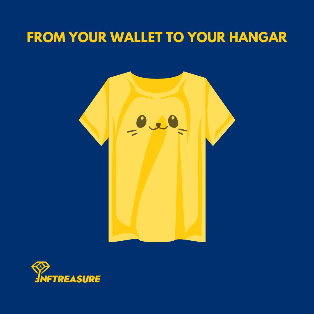 Imagine flipping through your NFT collection

but instead of your meta mask 

it's your closet 👕

Don't leave your NFTs behind a screen

bring them to life 🤘
