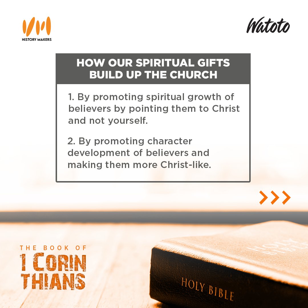 watotoHM's tweet photo. What an incredible journey as we continue to study the book of 1 Corinthians! 📖
Last weekend we covered chapter 14 of the Book of 1 Corinthians and here is a #Recapp for you. 🔄
What is your spiritual gift? Let us know in the comments.😍 https://t.co/5fXcaJfOnW