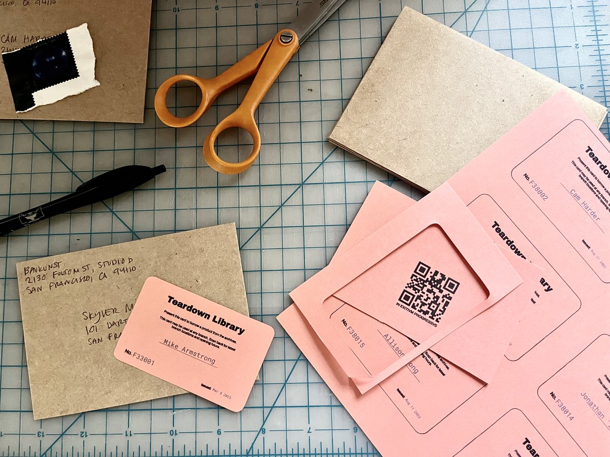 More library cards going out!