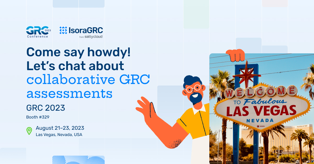 We're at the <a href="/ISACANews/">ISACA Global</a> / <a href="/TheIIA/">TheIIA</a> GRC 2023 Conference (#GRCConf)! Join us at booth # 329!