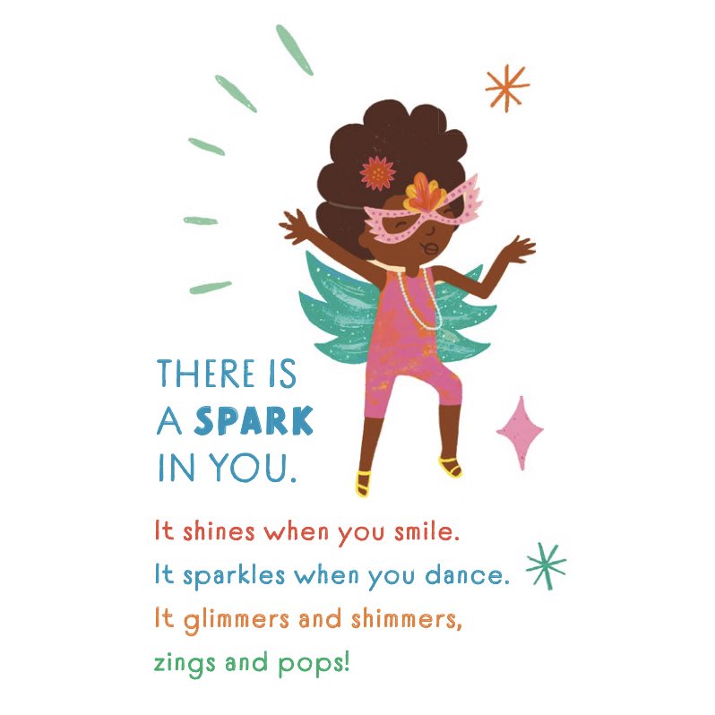 The Spark in You is set against the vibrant backdrop of carnival where a little girl uses all of her creative energy to get ready for her neighborhood bloco. Through her eyes the story celebrates individual expression and the explosion of light, color, and flavor of the festival.