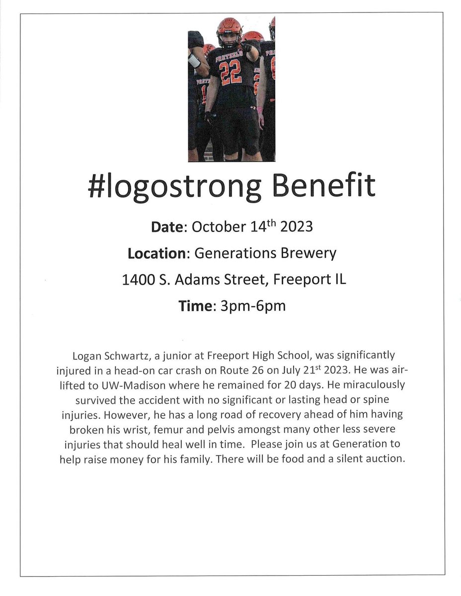 BrandaeHilby's tweet photo. I love this kid!!  Let’s do what we can as a community to support this family #logostrong https://t.co/y312Am6KXu