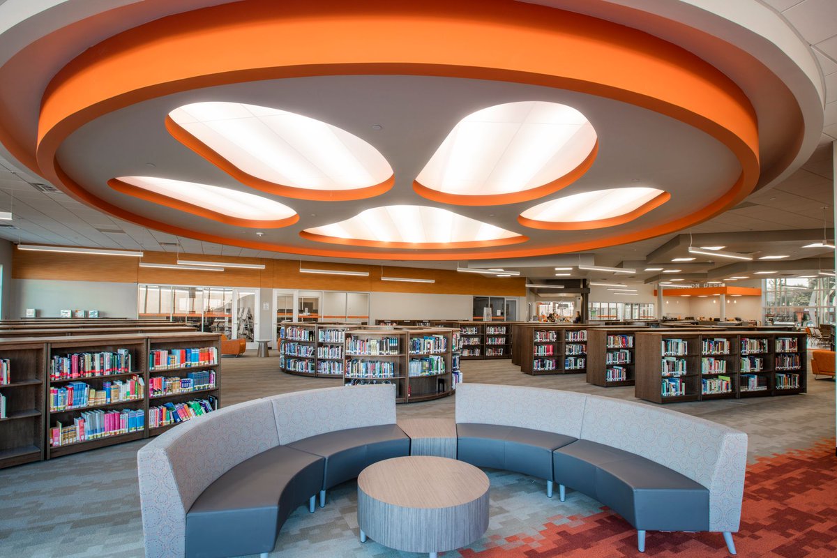 MAplusArch's tweet photo. At MA+, crafting exceptional educational spaces is exemplified by our passion for seamlessly merging creativity with functionality in school libraries. Our designs ignite an unwavering passion for intellectual exploration among students and redefine the learning experience. https://t.co/AoMEmhj6Fe