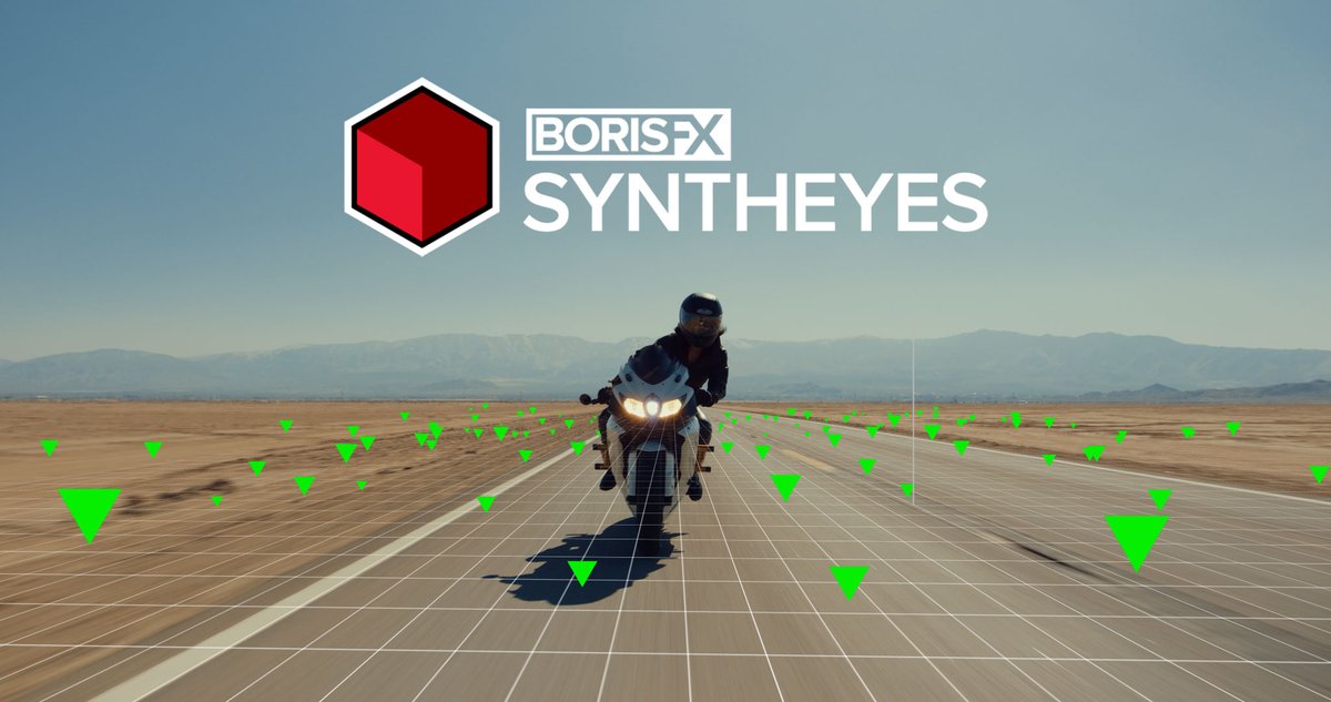 Exciting news! SynthEyes has joined Boris FX and its award-winning VFX product family! blog.borisfx.com/3d-camera-solv…