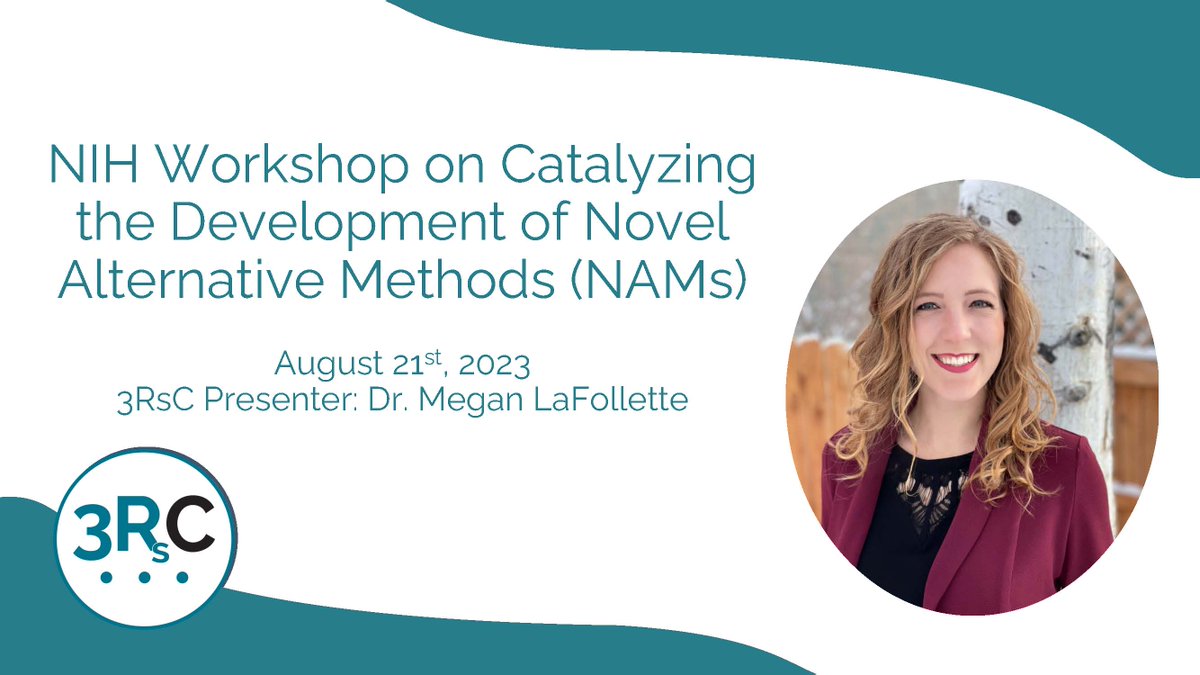 The <a href="/NIH/">NIH</a> is currently holding a workshop on the development of Novel Alternative Methods, important technologies advancing the 3Rs. Let us know if you catch our Executive Director, Dr. Megan LaFollette, presenting this afternoon! Find more info here: osp.od.nih.gov/events/nih-wor…