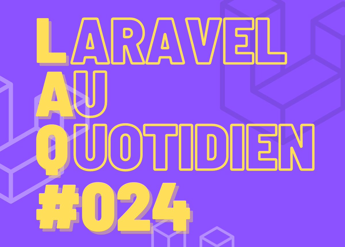 happytodev's tweet photo. ๐ซ๐ท Laravel au quotidien #024 est live ๐๐
Au menu:
- @LaravelJutsu #rules #complex
- @ZeAmateis #Filament_Tour
- @JusSteveKing #Laravel #forum
- @enunomaduro #Pest 2.16
- @marcelpociot #Herd 1.2.0
๐ RT & support apprรฉciรฉs๐
https://t.co/1zjFu4t3p7 https://t.co/oetlRLJSAt