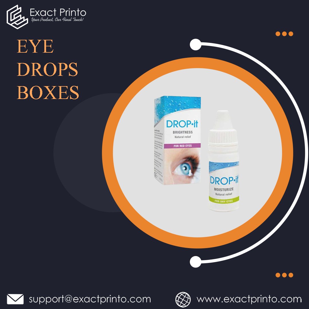 ExactPrinto's tweet photo. Eyes Speak Louder Than Words: Introducing Our Thoughtfully Crafted Eye Drops Packaging Boxes! 👀✨Email us at support@exactprinto.com or visit us at https://t.co/IHABWKxie1 
#eyedrops #eyesonthefuture #clearvisionahead #eyecare  #clearsightahead #custompackaging #luxurypackaging https://t.co/CPUjxW7vEb