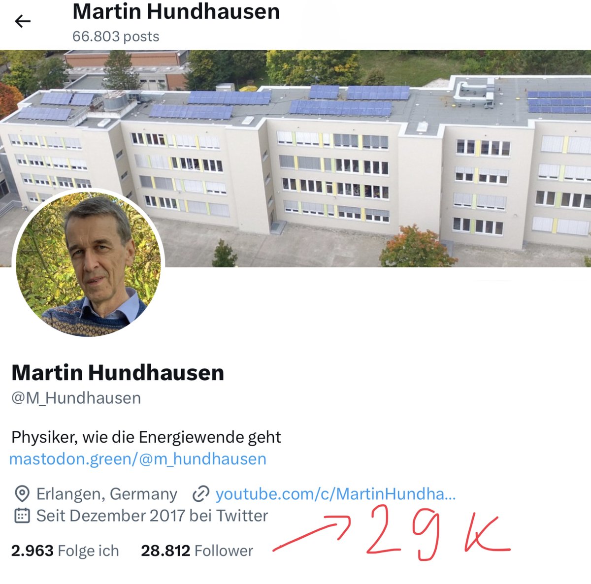 M_Hundhausen's tweet photo. Knapp vor 29.000 Followern.

wer hilft und wird #29.000?

bei mir lest Ihr Photovoltaik und mehr. 
alles keine Paulanergeschichten

bitte RT https://t.co/YB6BxmSp5W