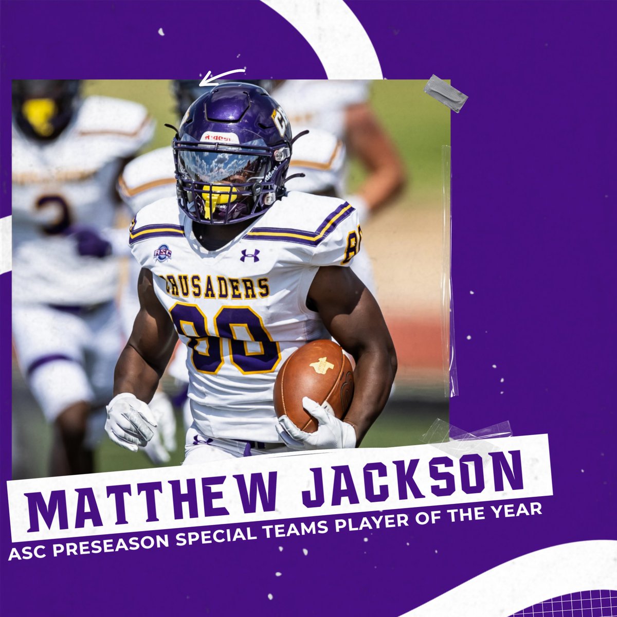 ASC. PRESEASON. SPECIAL. TEAMS. PLAYER. OF. THE. YEAR.

<a href="/mattjackson008/">Matthew Jackson</a> | #gocru