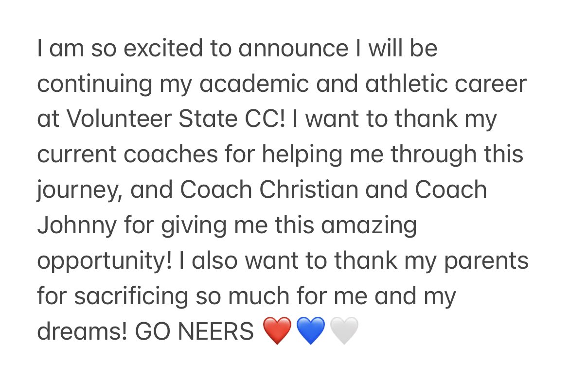 AddisonKnoll's tweet photo. GO NEERS❤️💙🤍 @VSCCPioneersSB @TNelite2024 @LibertyCreekSB @klcright_11 https://t.co/mZMGIOUcK5