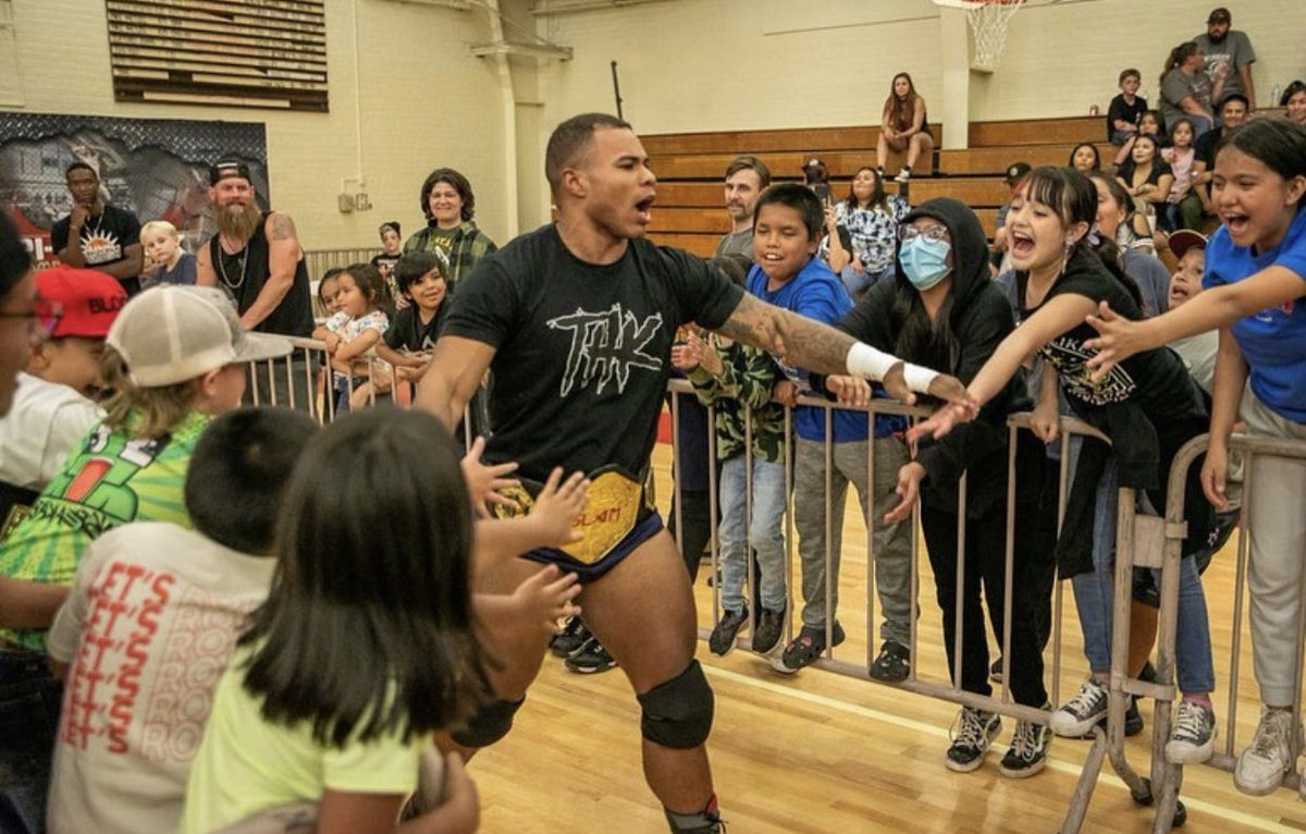 It’s bigger than wrestling and that’s why I love it so much 🤘🏾💯