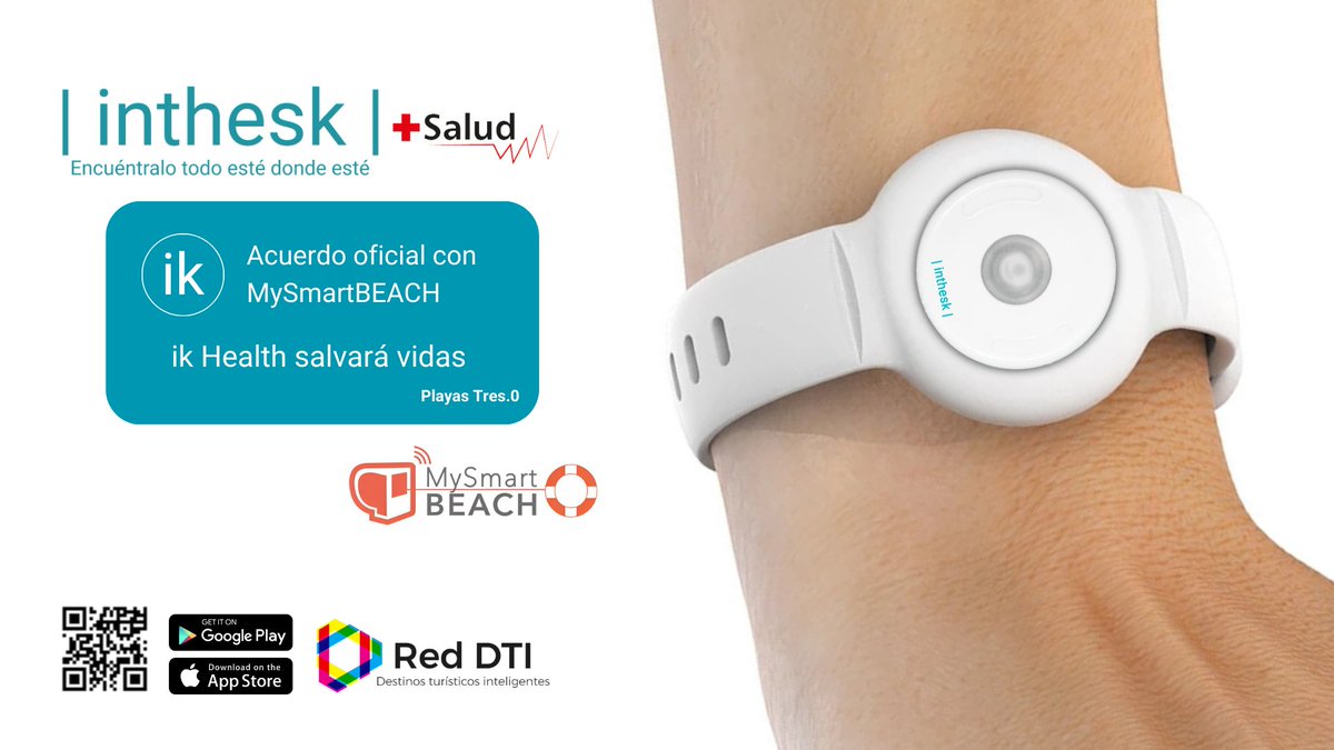 inthesk_es's tweet photo. OFICIAL nuestro acuerdo desde I inthesk I con @MySmartBEACH ha hecho aterrizar oficialmente nuestra tecnología ik Health en fusión con la tecnología SOS Point para España, más 18 países del mundo bajo patente.
https://t.co/enWHJBYPKd
#inthesk #SOSPoint #Tecnología #ik #Seguridad https://t.co/IsLkMATACw