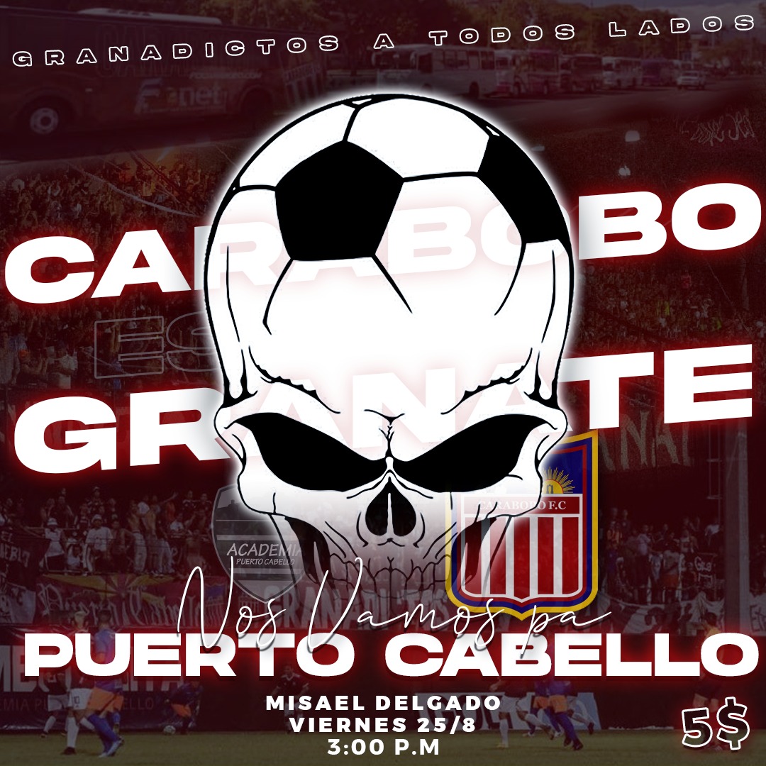 ¿Cuál es el color de nuestro estado?

¡G R A N A T E!

Nos vamos pal puerto 😎

Recuerden... Solo existen unos #KposdelCentro y somos nosotros 🔥☠️