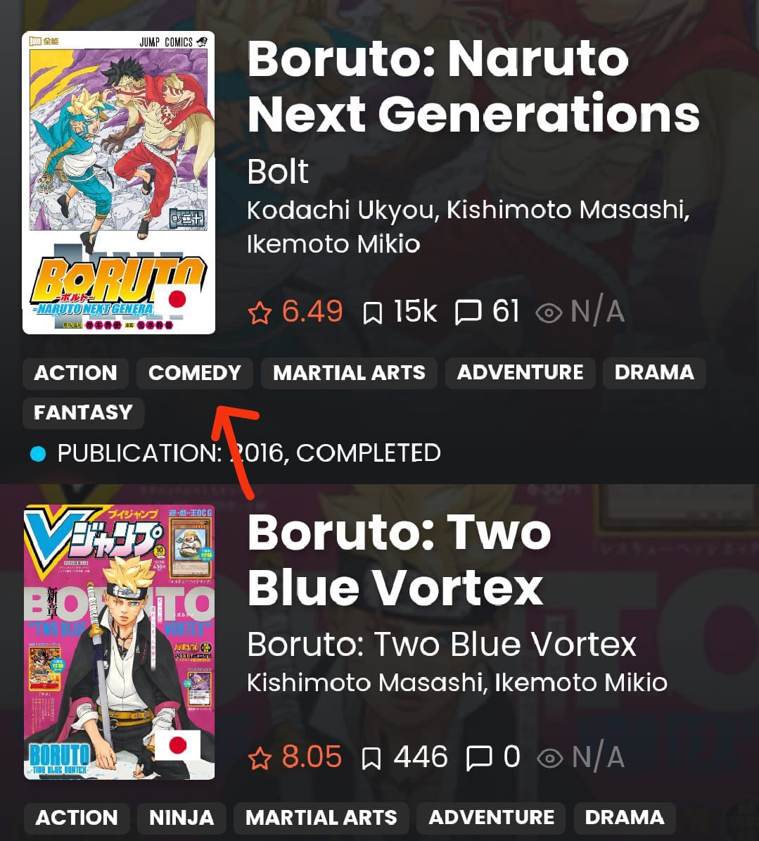 Abdul Zoldyck on X: Boruto Episode 288  Manga vs Anime!   / X