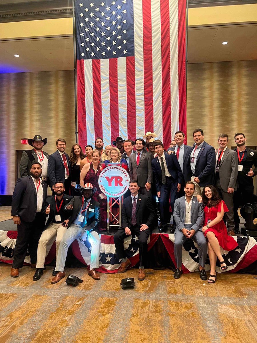 @yrnf convention in Dallas. Proud of the @FloridaYRs rebuilding the org, and now we have some hardware. Congrats to @haydenpadgett for being elected YR Chairman and @Rick_Loughery for everything he did for YRs over the past few years. And finally, shout out to the @TBYR family.