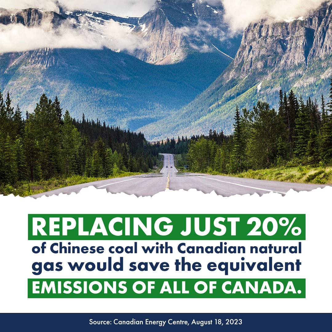 Ask yourself 👇❓ Why is Canada not using every tool in the toolbox to reduce emissions and pollution worldwide? I would encourage every Canadian to reach out to Minister Steven Guilbeault @s_guilbeault before his trip to China and remind him he has an incredible opportunity to…