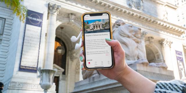 NYPLHumanities's tweet photo. Uncover the stories and treasures housed in our flagship building with a new self-guided audio tour narrated by acclaimed journalist and author Alison Stewart (@AllOfItWNYC). 

 Listen to the audio tour online in English, español, &amp; 普通话  https://t.co/TUez2DZi6m https://t.co/h7Jd6J3yZH