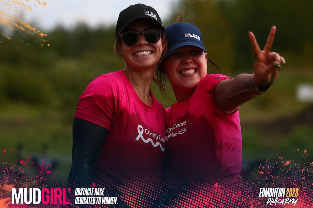 Co-op Cares!! Great job you two for representing and completing the 2023 MudGirl in support of breast cancer!! 
<a href="/CorbinY/">Corbin Ray ❁</a> #BrookeBell
<a href="/CoopAgroWetask/">Co-op Agro (Wetaskiwin)</a> #kickcancerinthebutt
<a href="/BreastCancerCCS/">A Future Without Breast Cancer</a>