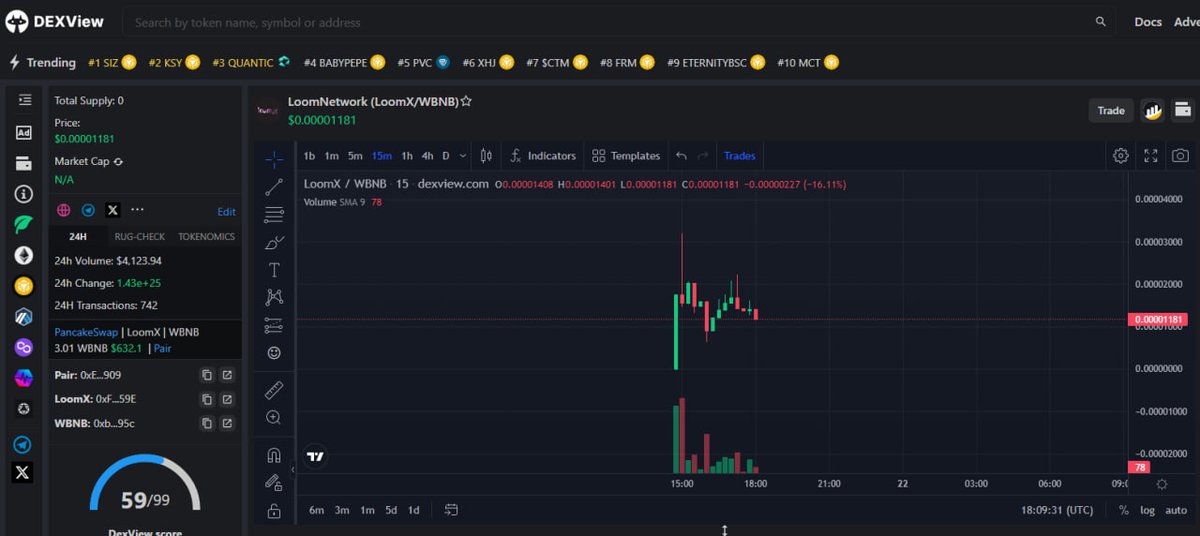loomnetwork_'s tweet photo. 🐱DexView Info Updated !

https://t.co/fpUcHGBNuv

#BNB #LoomX #blockchain #Dexview #BSC100XGEM https://t.co/SmmQ7j1F4e