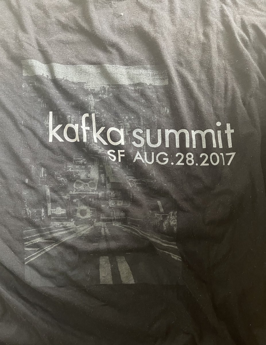 Hojjat's tweet image. Another swag from @confluentinc&apos;s Kafka Summit 2017. This one is a special one since we announced #KSQL/#ksqlDB at this summit. Let&apos;s connect and talk all things streaming if you are attending #Current2023!
@DeltaStreamInc&apos;s team will be there!

 #kafka #flink #streamprocessing