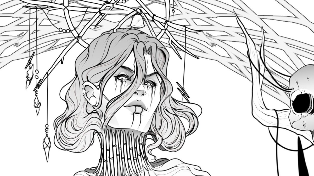 MischiArt's tweet photo. Show me how you draw/paint women.  QRT if you want to join!

⚔️@ContestedCanvas Coloring Book version! https://t.co/SZxllbJ2c8