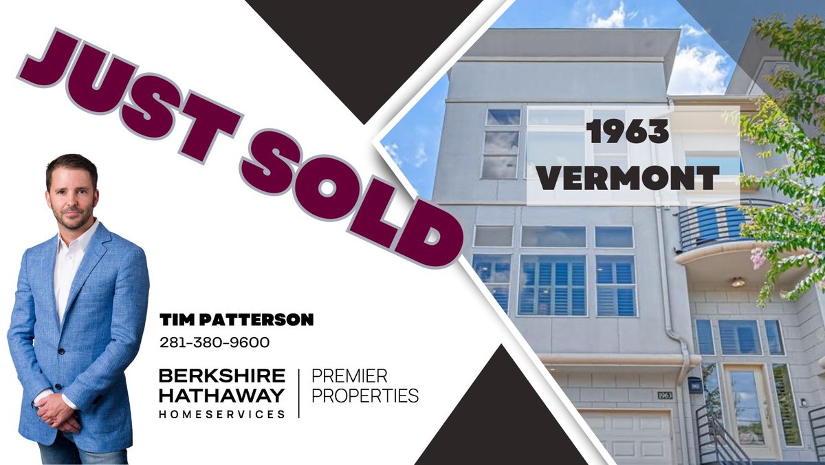 HathawayOffice's tweet photo. Tim has SOLD another one! Way to go!!
#justsold #wehavemore #houston #vermont #texas #bhhs #premierproperties https://t.co/EhzUKi94pm