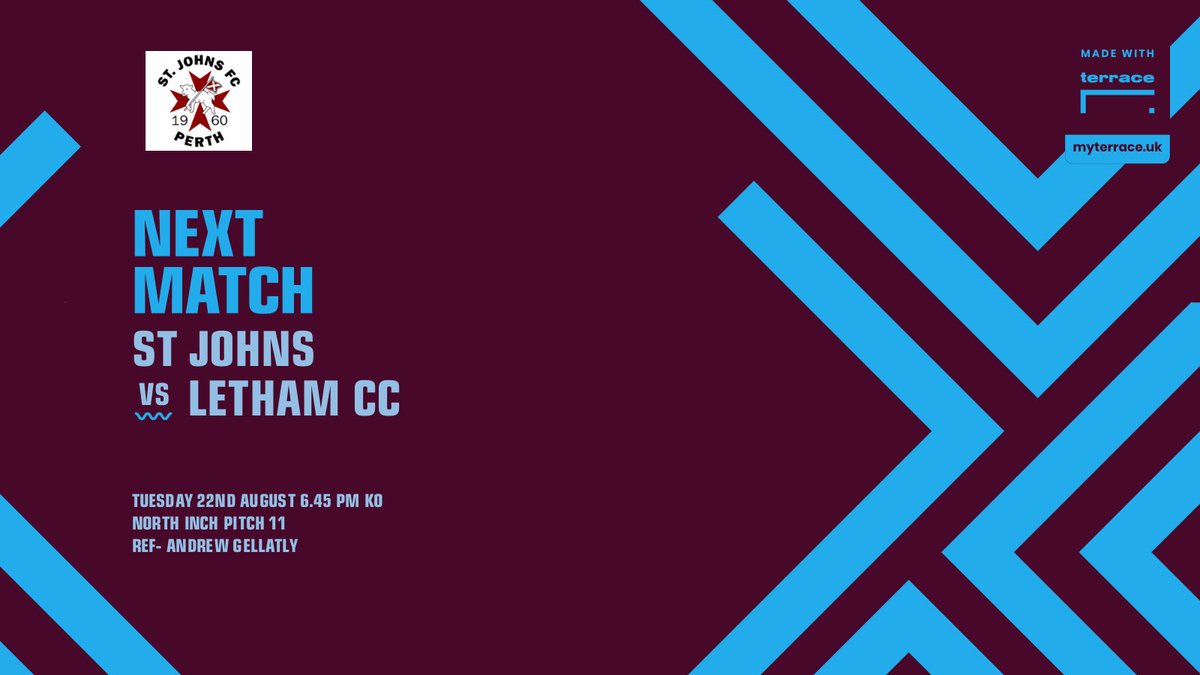 Stjohns14's tweet photo. Next Fixture https://t.co/a8sghfhjEP