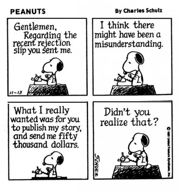 JenniferCwrites's tweet photo. I mean, right? LOL #funny #Peanuts #bookcontracts #amwriting #romanticsuspenseauthor https://t.co/m7hPSAPhOU