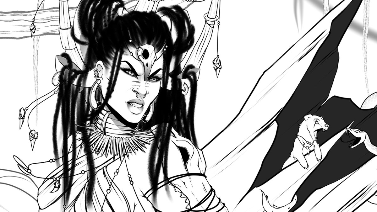 MischiArt's tweet photo. Show me how you draw/paint women.  QRT if you want to join!

⚔️@ContestedCanvas Coloring Book version! https://t.co/SZxllbJ2c8