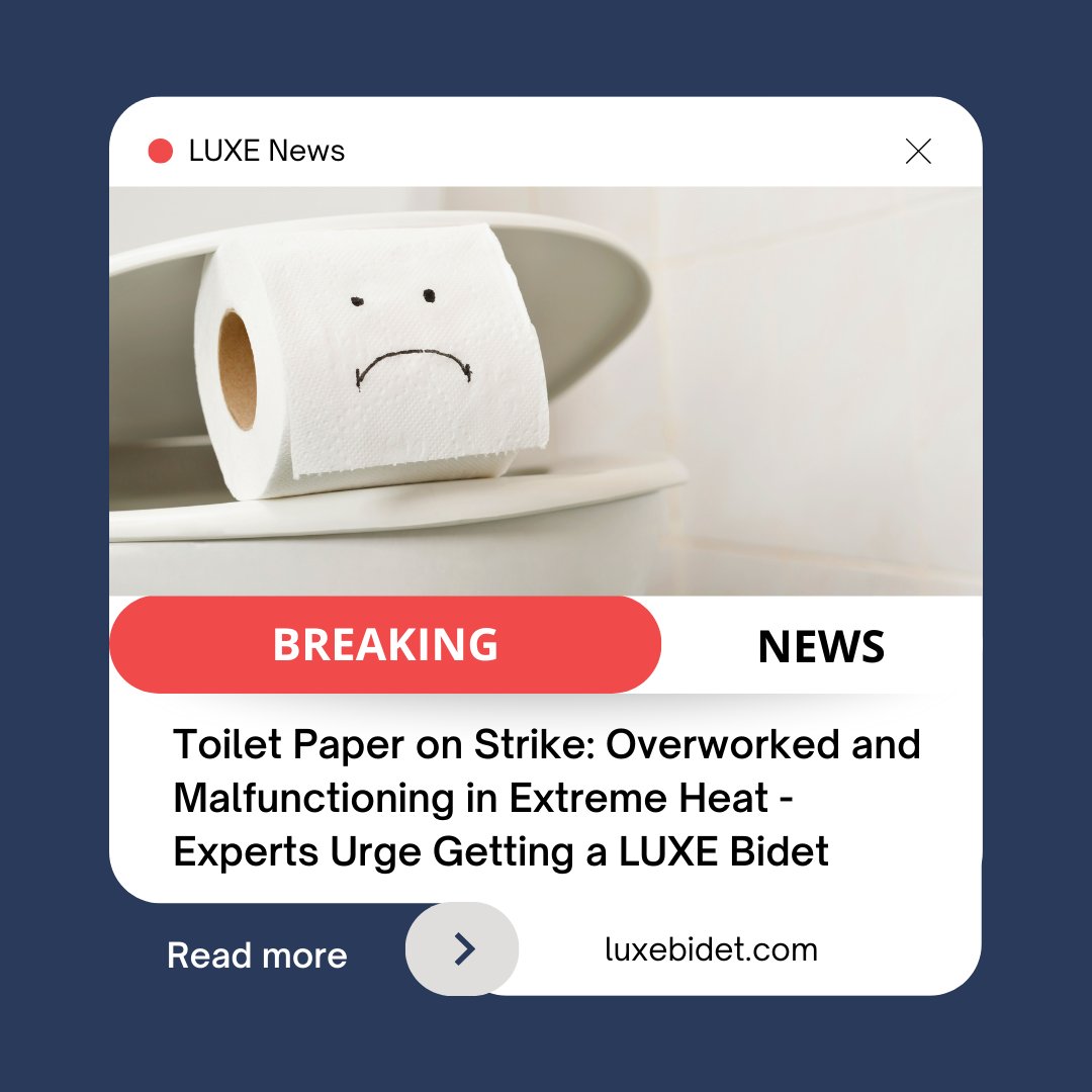 luxebidet's tweet photo. When toilet paper no longer works you can say no to TP flakes in the summer heat 🥵 your LUXE will make all the difference 💦
#bidet #bidetlife #luxebidet #neoplus #bidetattachment #summerhealth #cleanwithwater #saynototoiletpaper #bidetisbetter https://t.co/mDI74pJyHy