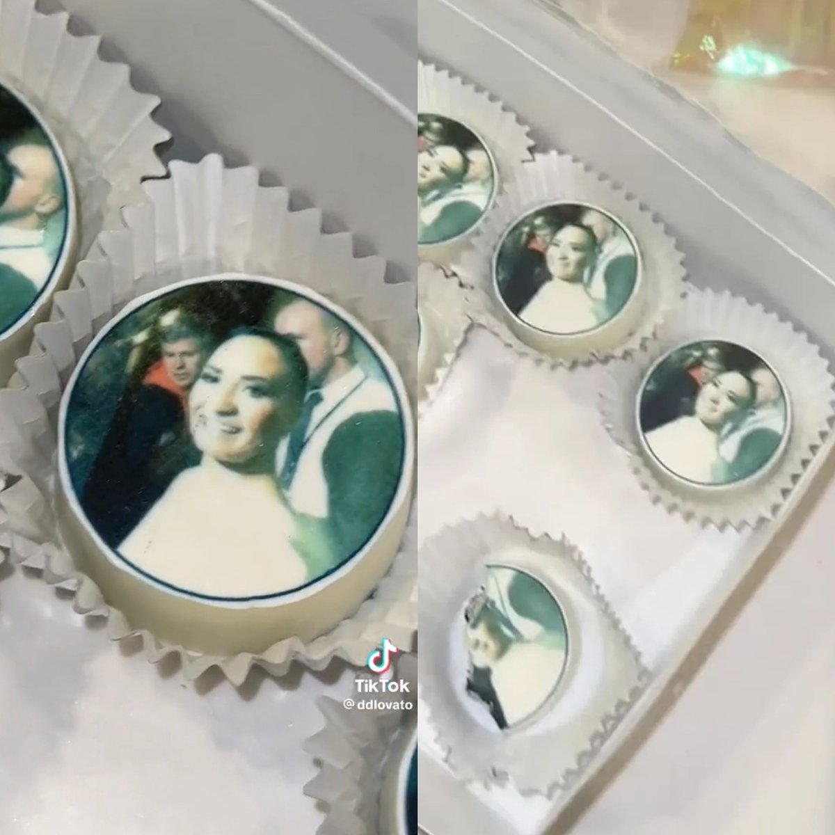 PopBase's tweet photo. Demi Lovato had ‘Poot’ meme cupcakes for her 31st birthday. https://t.co/n0TYWOU8Lq