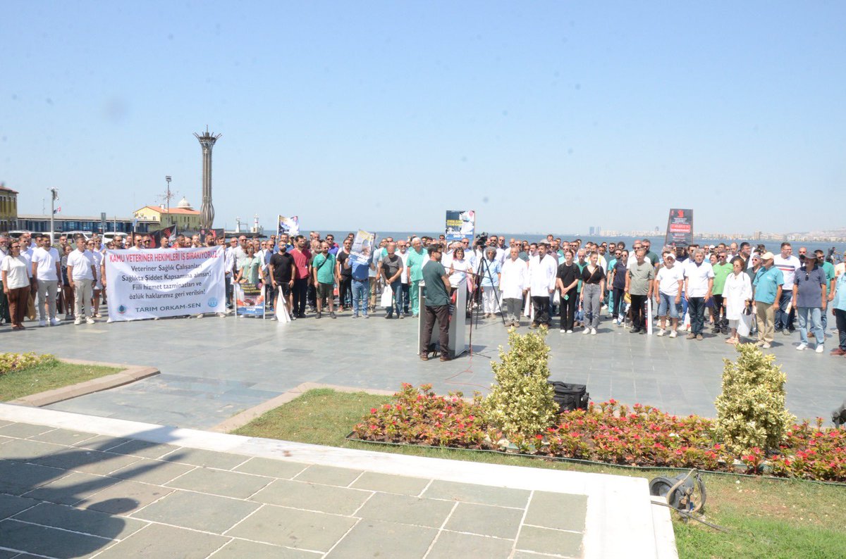 2/3 1/3 21 Ağustos 2023 Pazartesi saat 12:00’da tüm Türkiye’de 
‘’Veteriner Hekimlere Şiddete Hayır’’ iş bırakma yapıldı. Şiddetin her türlüsüne karşıyız.
‘’Şiddete karşıyız!’’

#VeterinerHekimeŞiddeteSon
#SağlıktaSiddeteHayır
#VeterinerHekimSağlıkÇalışanıdır