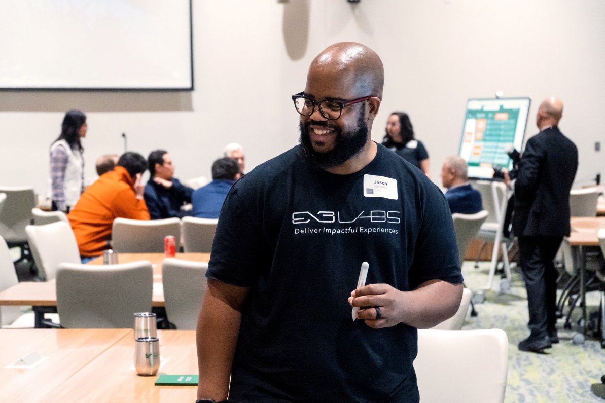 The EX3 Ultimate Workshop Facilitator Guide: ✅
Comfortable gear and water bottle: ✅
Dry erase markers and sticky notes: ✅
Our EX3 Labs Design and Digital Thinkers are gearing up to help our clients begin their 2024 planning.