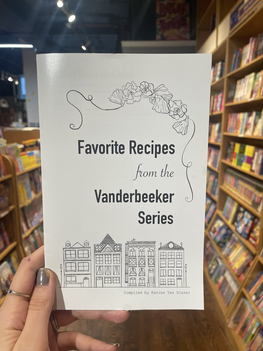 Less than a month until the release of @KarinaYanGlaser’s book, Vanderbeekers Ever After! 📖 This marks the final chapter in the beloved NYT bestselling series, & all preorders will receive a personalized copy + Recipe Booklet featuring delightful recipes from the series! 🍰🍪