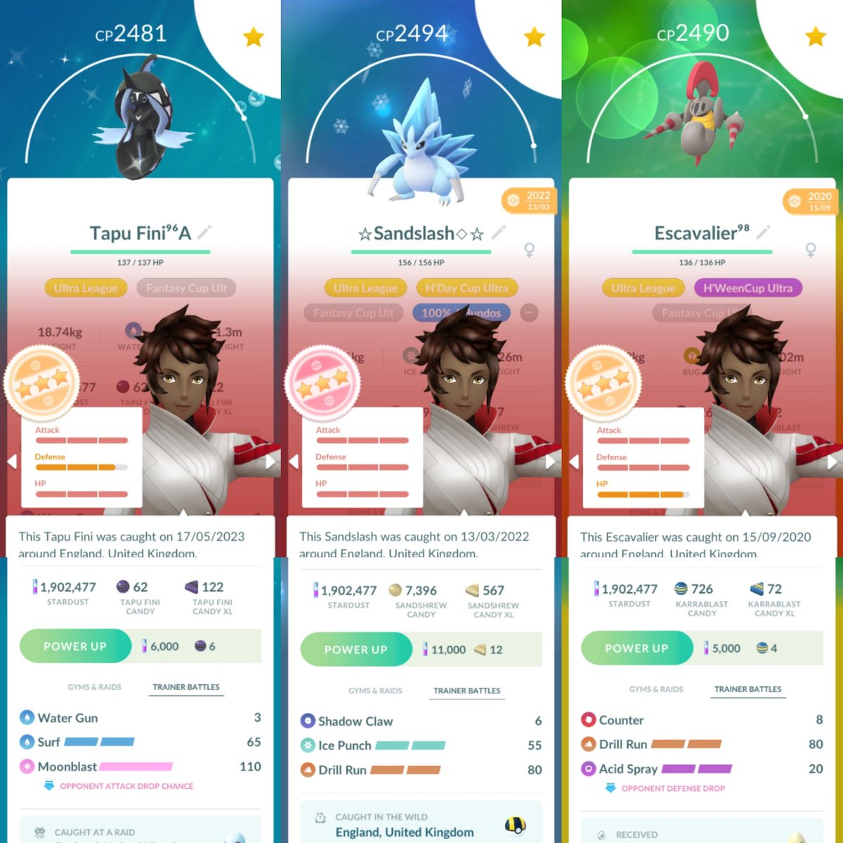 Nikz2Nakz's tweet photo. "THAT'S WHAT I'M TALKING ABOUT!! THAT'S WHY HE'S THE MVP! THAT'S WHY HE'S THE GOAT🐐 THE GOAT🐐!!"
With the Fantasy Cup currently in motion, I've hit Veteran Rank for the second time; ever! 🥳🥹😭 Team and screen recording below 🥹😁
#GBL #Pokemon #PokemonGO #PokemonGOApp https://t.co/nSILr1dYSc