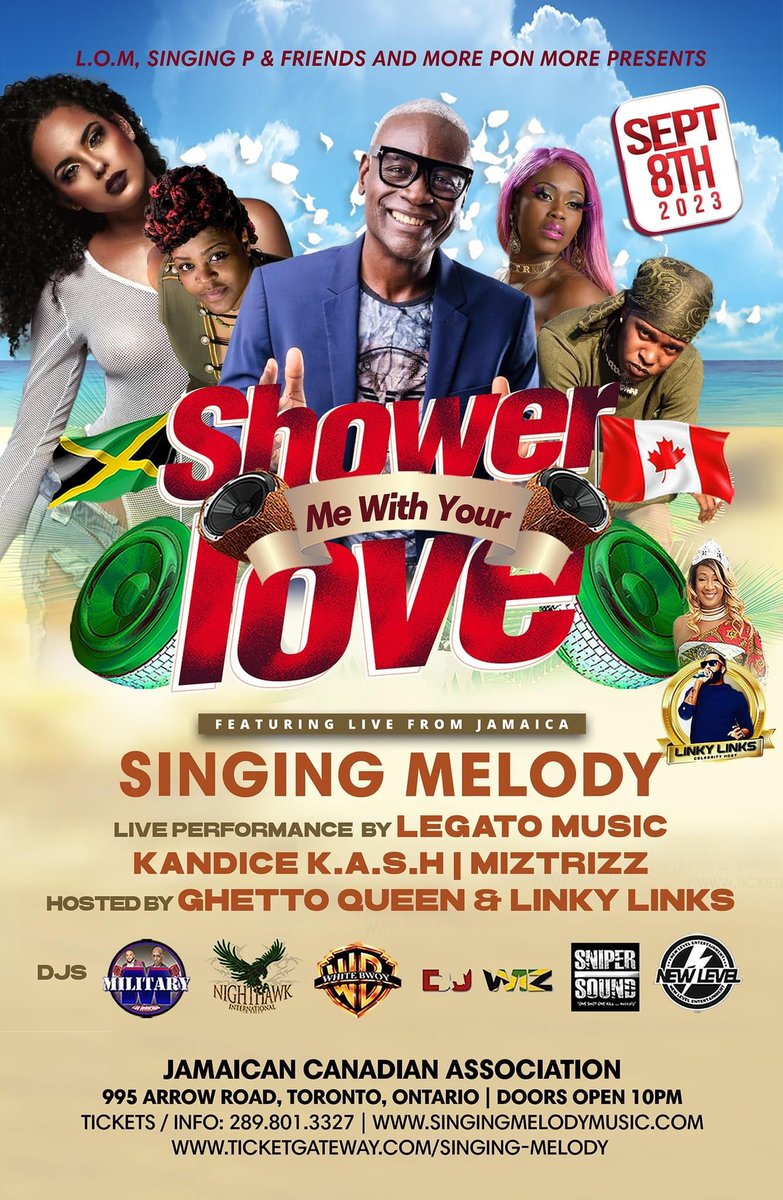 Friday September 8th, make it a date and don't be late. Live Performances this show will be great. One Perfect Love ❣