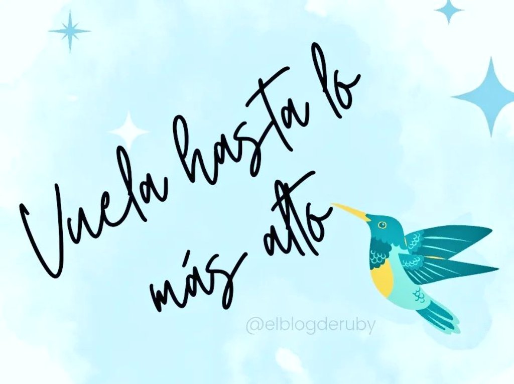 Ruby141118's tweet image. 💪 VUELA HASTA LO MAS ALTO